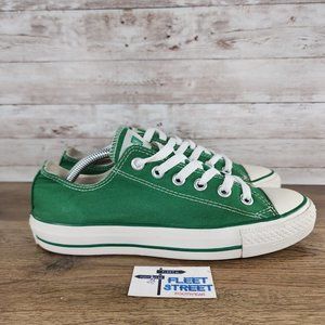 Converse Chuck Taylor All Star Low Kelly Green Sneakers Mens 6 Womens 8